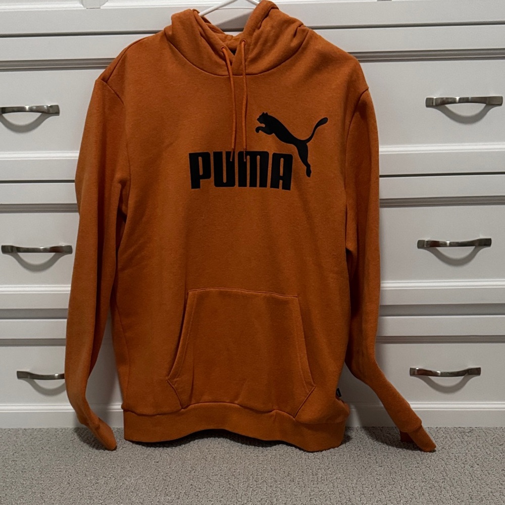 PUMA Men's Bold Orange Hoodie